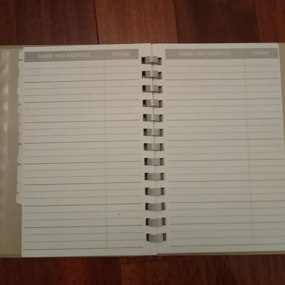 NWOT address book